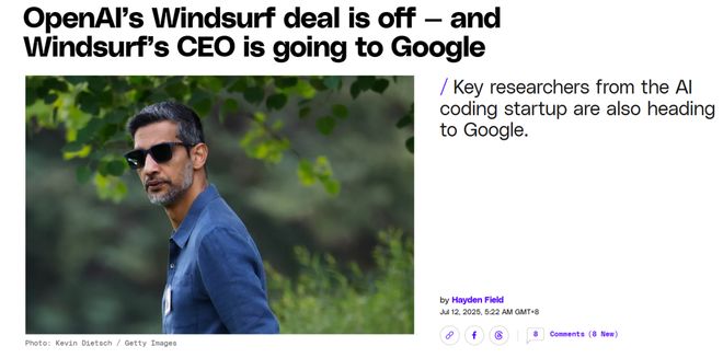 约OpenAI天塌了！谷歌半路截胡30亿天价收购AG真人澳门百家家乐MIT满分学霸CEO反手毁(图5)